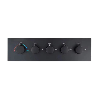 SaniSupreme® AquaTherme Duo Plafond Inbouw Komplete Set + remote en Bluetooth Sanisupreme