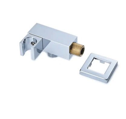 Messing Ophangbeugel Draaibare Muurkoppeling houder voor handdouche Vierkant glans chroom