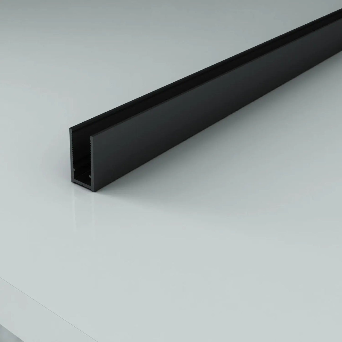 Muurprofiel Douchewand Sanisupreme HighLine Series 200 CM Mat Zwart