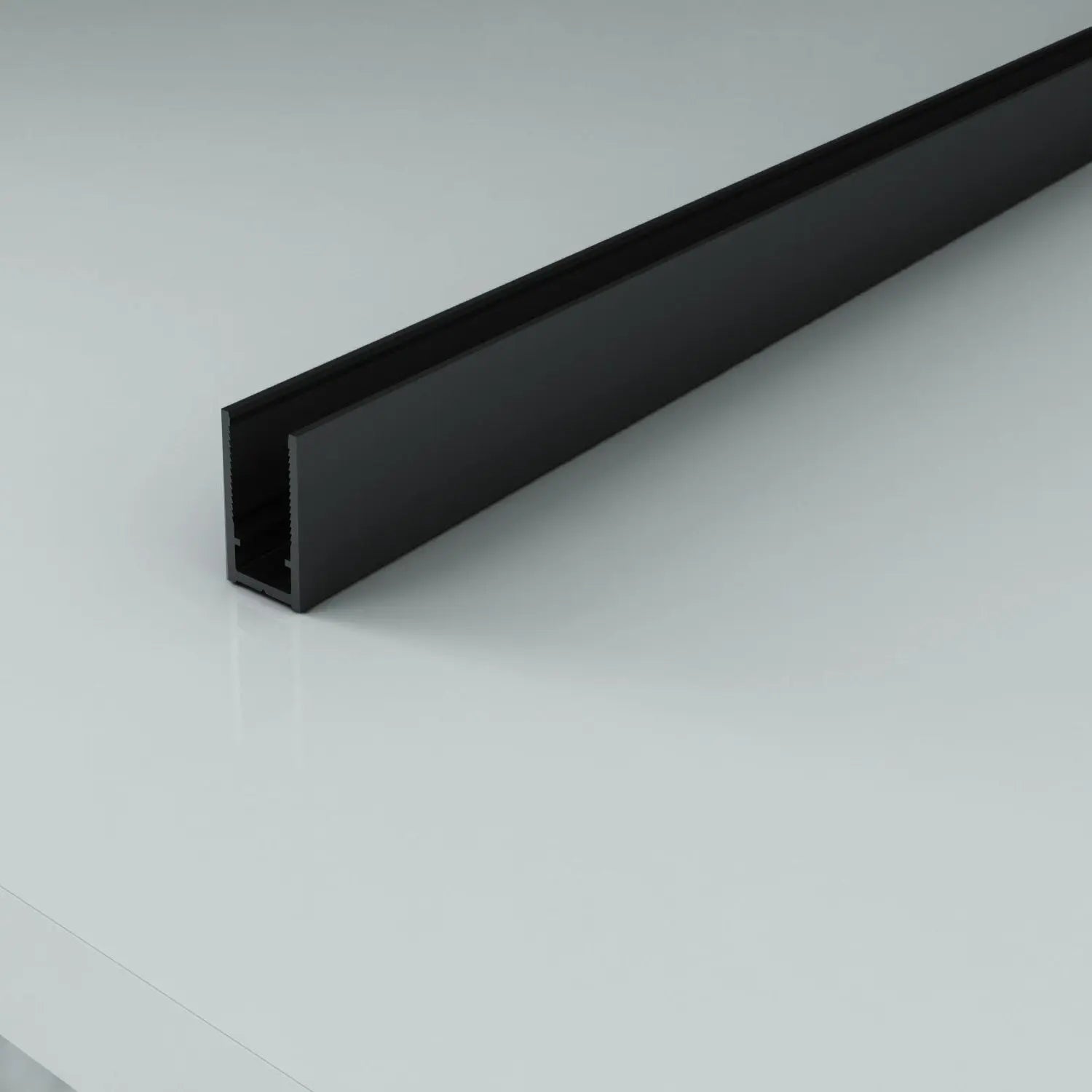 Muurprofiel Douchewand Sanisupreme HighLine Series 200 CM Mat Zwart