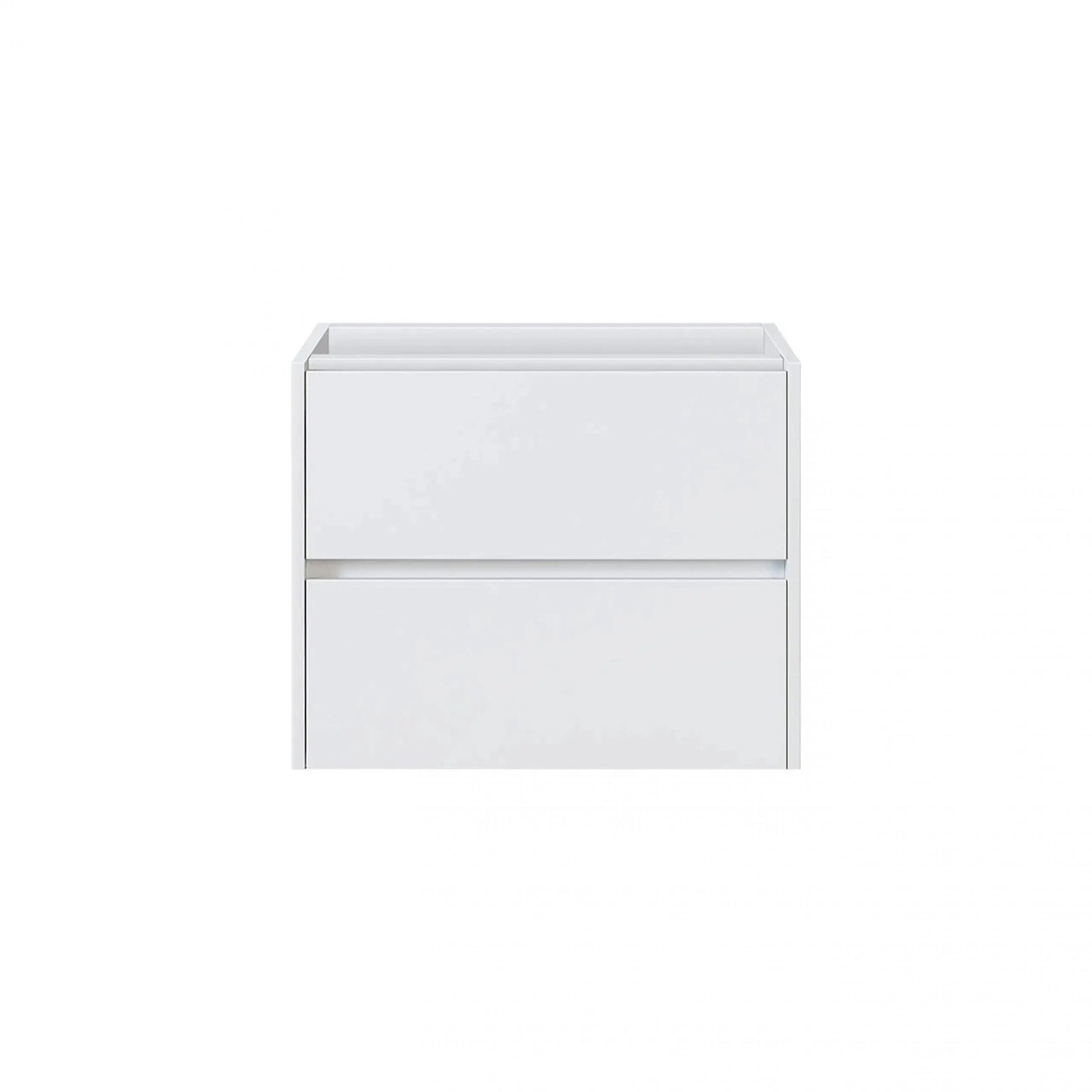 Badmeubel Set Abruzzo wastafel en spiegelkast 60 cm Wit SaniSupreme Sanisupreme