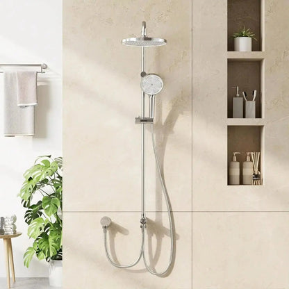 SaniSupreme Malibu opbouw bad bovendeel zonder mengkraan 20 cm. chroom glans rond Sanisupreme