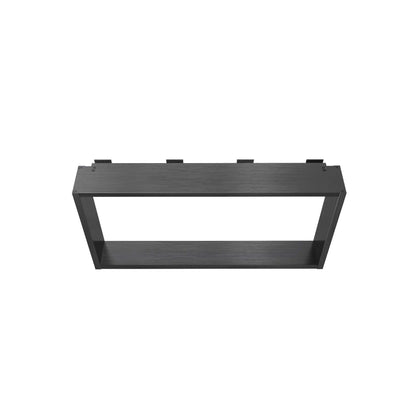 Opbouwnis Shine Geborsteld Gunmetal 30x60x8cm