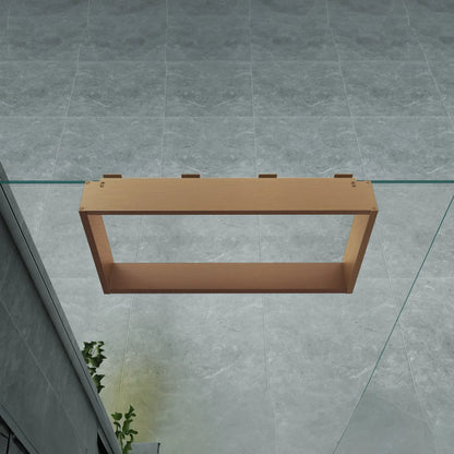 Opbouwnis Shine Geborsteld Koper 30x60x8cm