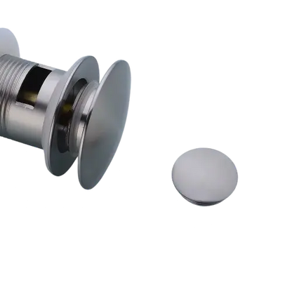 SaniSupreme Wastafel overloopring gunmetal messing luxe versie Sanisupreme