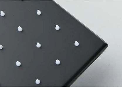 PRIJSKNALLER SaniSupreme Doucheset Manhattan Premium Wellness LCD 50 cm plafond regendouche met inbouw muurjets zwart inbouw