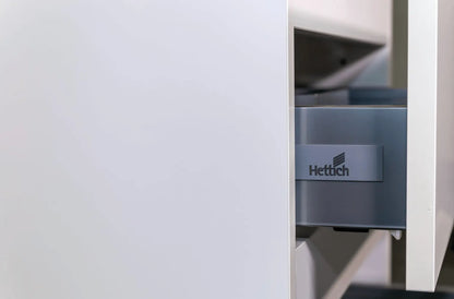 SaniSupreme® Aloni Badmeubel Sally 60cm mat Wit keramische wastafel wit