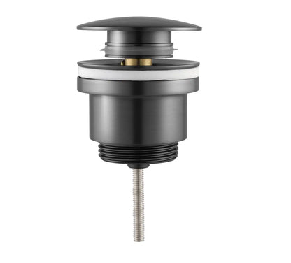 Sanisupreme Aloni Clickwaste afvoerplug 5/4 gun metal