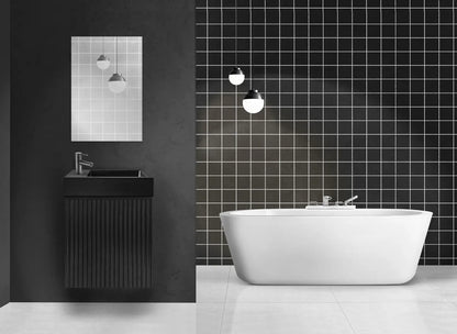 SaniSupreme Aloni Fonteinset Bali zwarte onderkast