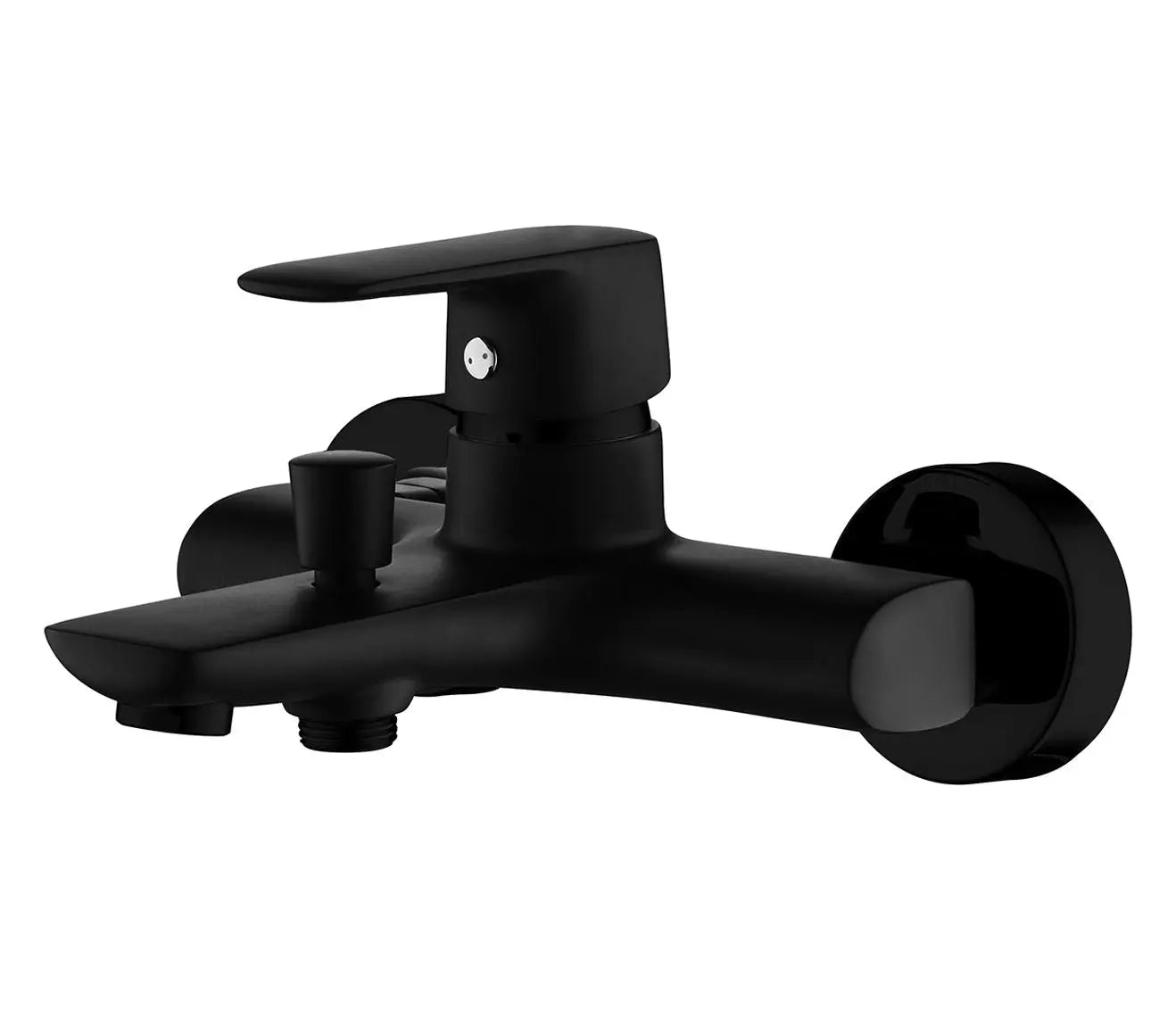 SaniSupreme Aloni Force bad/douchemengkraan square - Mat Zwart