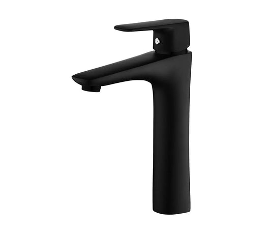 SaniSupreme Aloni Force verhoogde wastafelkraan - mat zwart