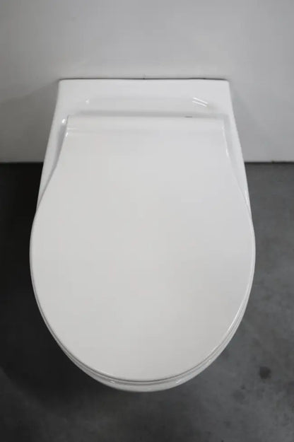 SaniSupreme Aloni Komplete Inbouw WC Set inclusief reservoir soft - close bril en bedieningingspaneel glans wit