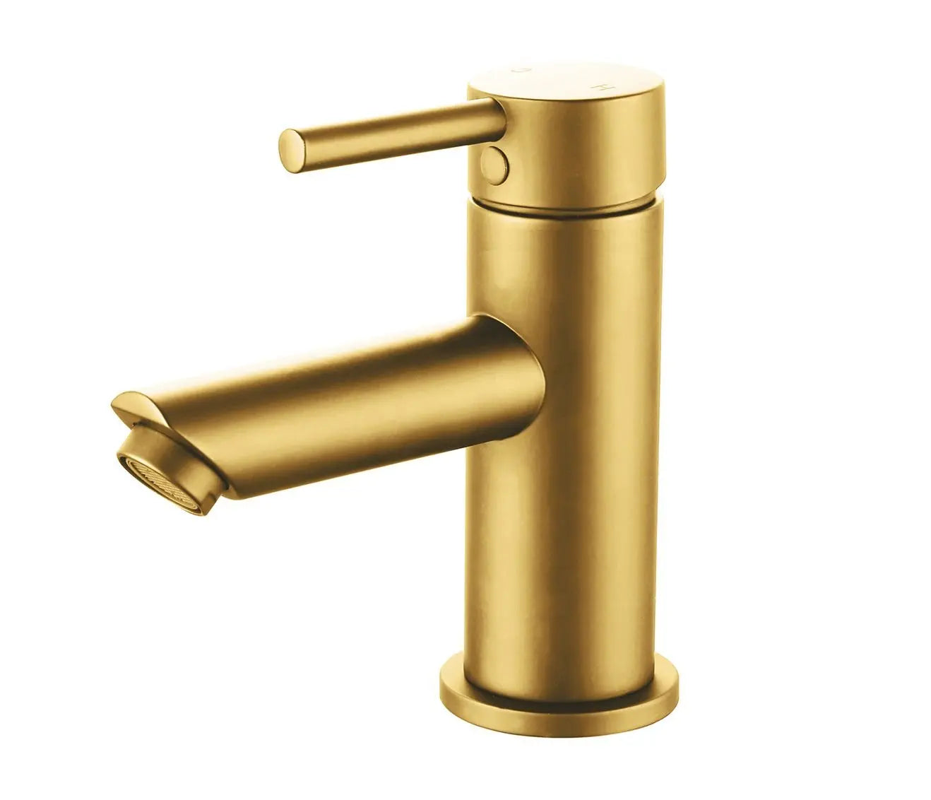 SaniSupreme Aloni wastafelmengkraan - Geborsteld Goud