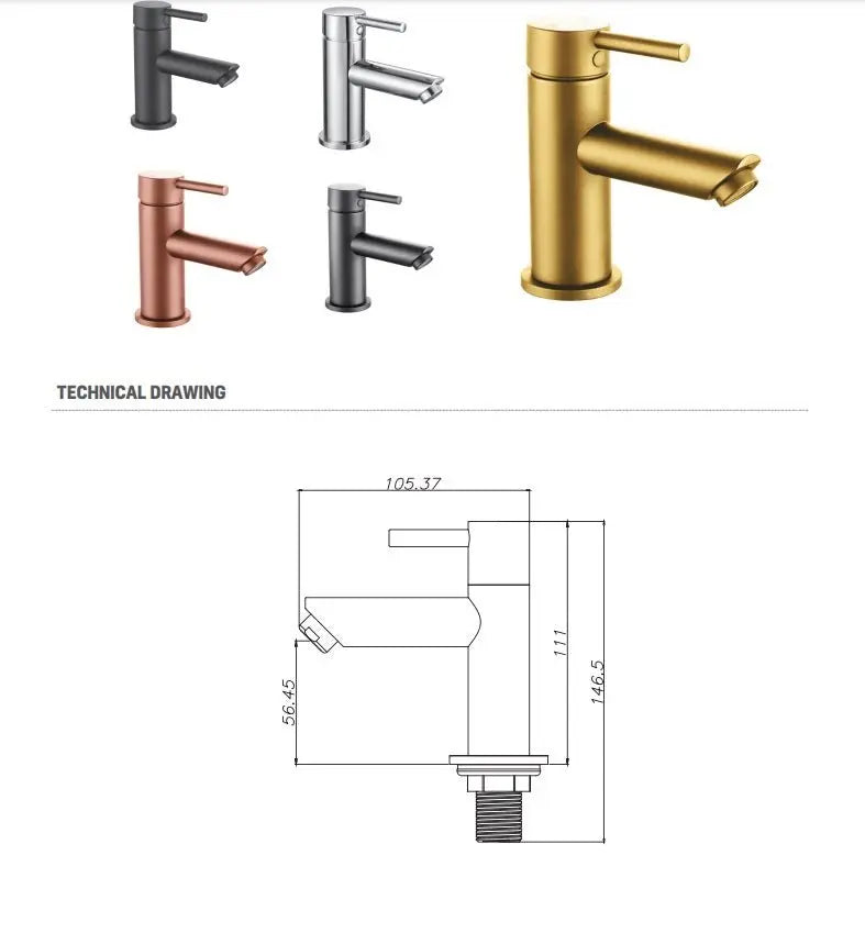SaniSupreme Aloni wastafelmengkraan - Geborsteld Mat Zwart