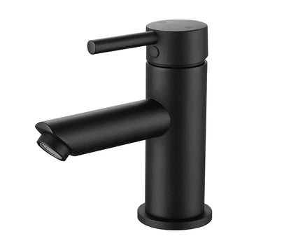 SaniSupreme Aloni wastafelmengkraan - Geborsteld Mat Zwart