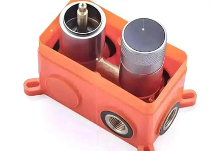 SaniSupreme Aqua - AeroLine Digitale Doucheset Inbouw Douchekraan- LCD Display Mengkraan 30 cm regendouche 2- weg Gun Metal