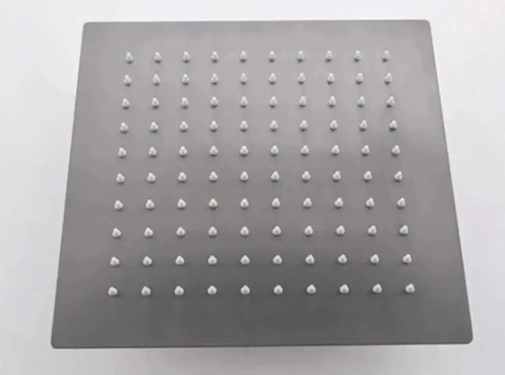 SaniSupreme Aqua - AeroLine Digitale Doucheset Inbouw Douchekraan- LCD Display Mengkraan 30 cm regendouche 2- weg Gun Metal