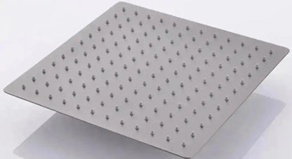 SaniSupreme Aqua - AeroLine Digitale Doucheset Inbouw Douchekraan- LCD Display Mengkraan 30 cm regendouche 2- weg Gun Metal