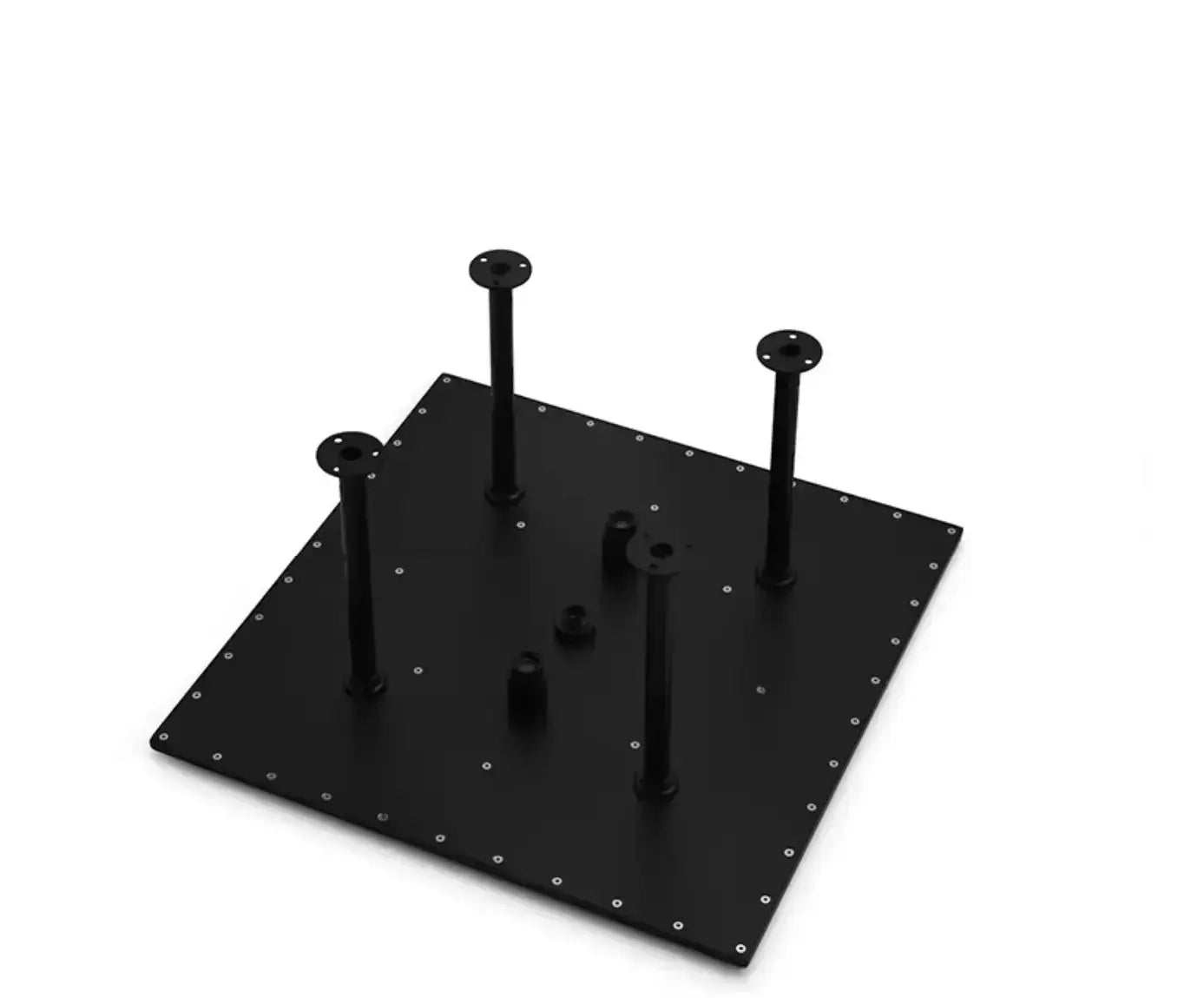 SaniSupreme® AquaMax Platinum Wellness Plafond Thermostatische Doucheset 3 weg Inbouw Plafond LED regendouche Mat Zwart