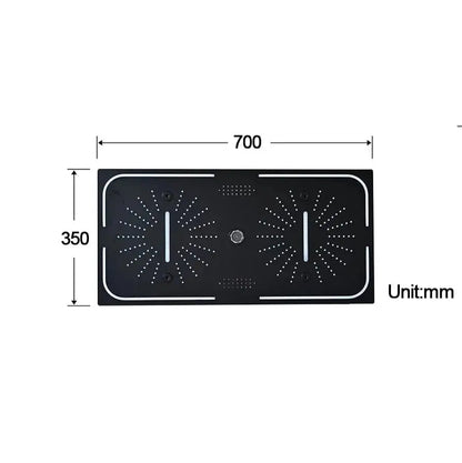 SaniSupreme® AquaTherme Duo Plafond Inbouw Komplete Set + remote en Bluetooth