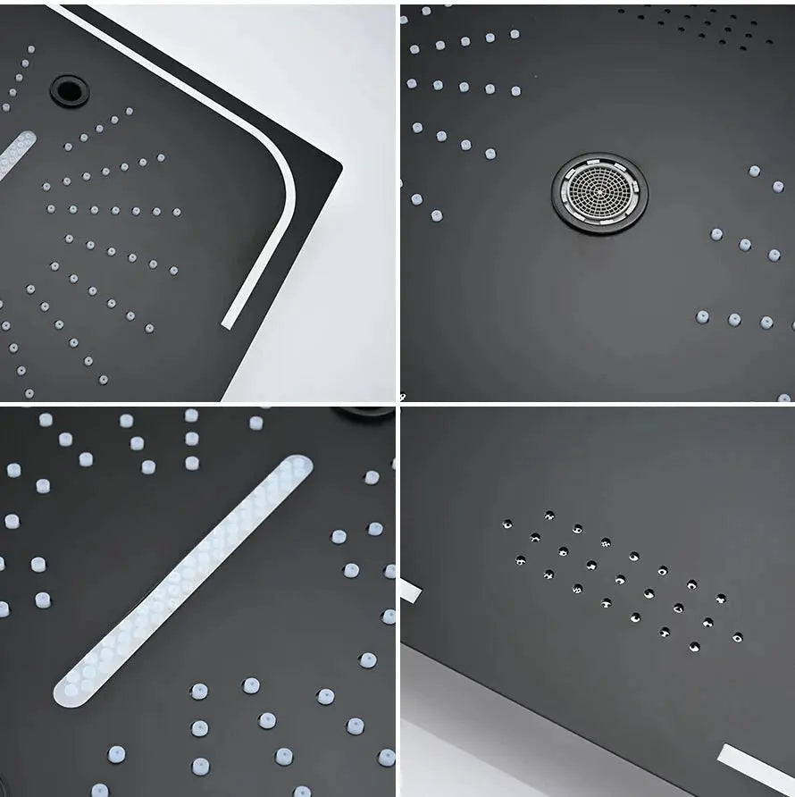 SaniSupreme® AquaTherme Duo Plafond Inbouw Komplete Set + remote en Bluetooth