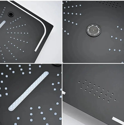 SaniSupreme® AquaTherme Duo Plafond Inbouw Komplete Set + remote en Bluetooth