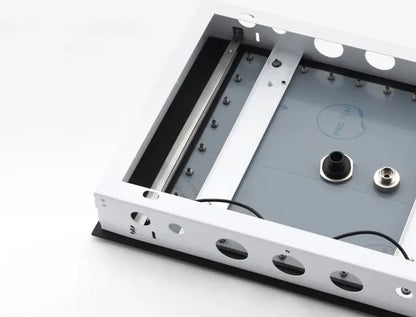 SaniSupreme® AquaTherme Plafond Thermostatische Doucheset Genua 3 weg Inbouw Plafond LED regendouche Mat Zwart