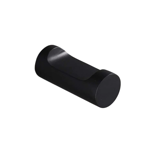 SaniSupreme Badkamer handdoek haak rond type V mat zwart