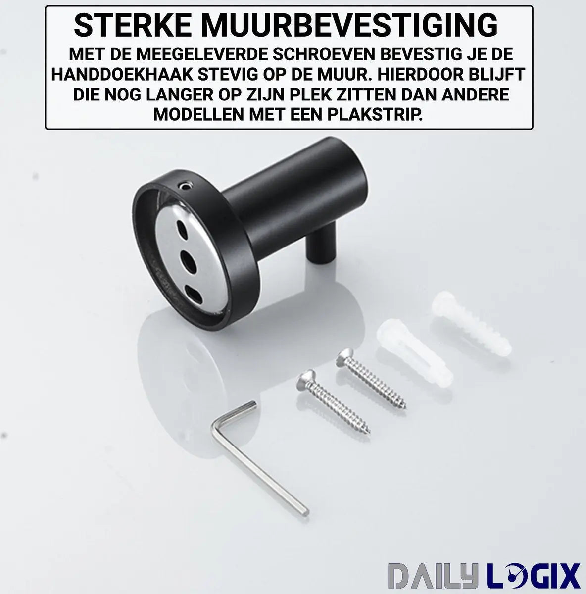 SaniSupreme Badkamer handdoek haak Yosemite type A per set van 2