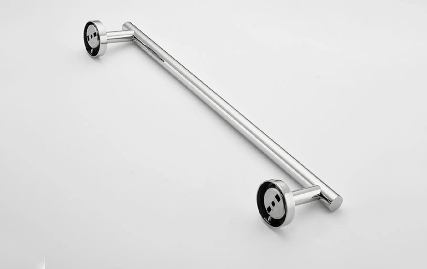 SaniSupreme Badkamerset 4 stuks Brasil: handdoekrek, handdoekbeugel,handoekhaak en toiletrolhouder, Chroom Glans