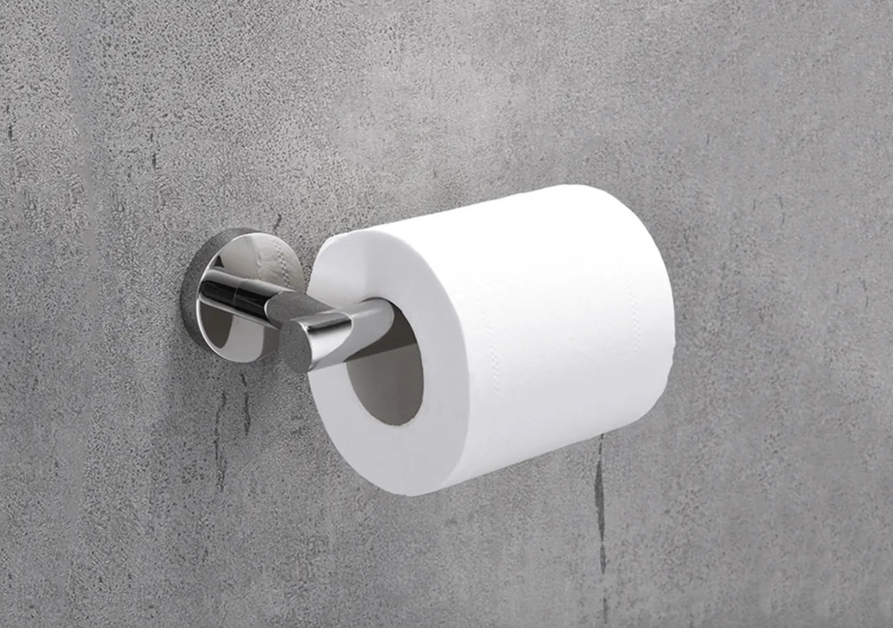 SaniSupreme Badkamerset 4 stuks Brasil: handdoekrek, handdoekbeugel,handoekhaak en toiletrolhouder, Chroom Glans