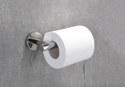 SaniSupreme Badkamerset 4 stuks Brasil: handdoekrek, handdoekbeugel,handoekhaak en toiletrolhouder, Chroom Glans