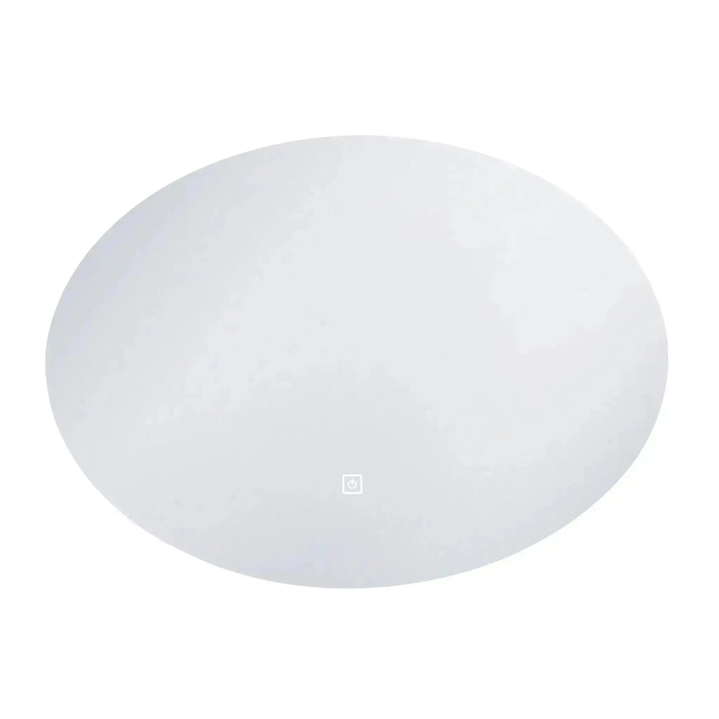SaniSupreme Badkamerspiegel Ibiza ovaal 80 x 60 cm. met led verlichting, verwarming en touch dim - schakelaar