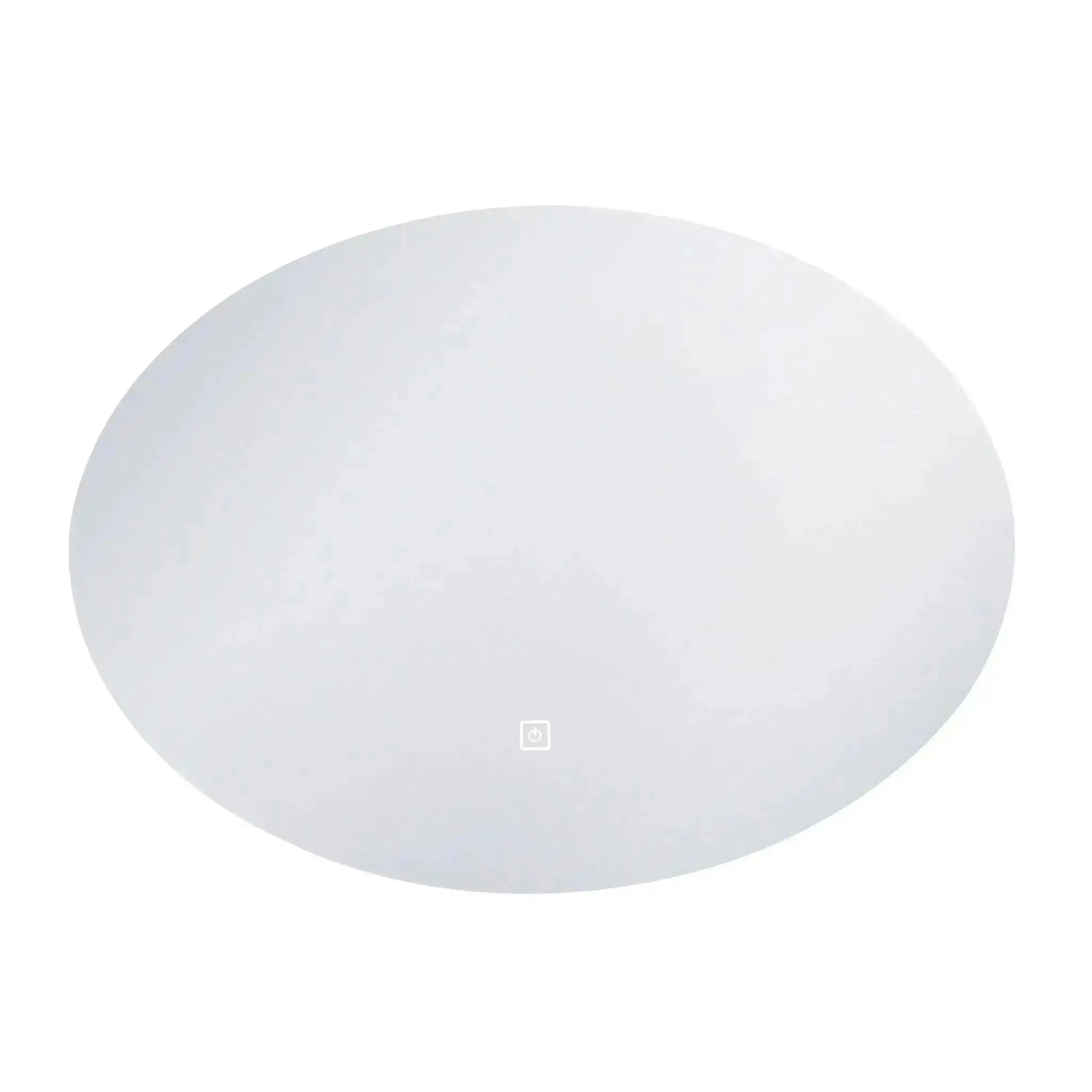 SaniSupreme Badkamerspiegel Ibiza ovaal 80 x 60 cm. met led verlichting, verwarming en touch dim - schakelaar