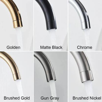 SaniSupreme® Badkraan Ancona vrijstaand model met handdouche RVS brushed nickel