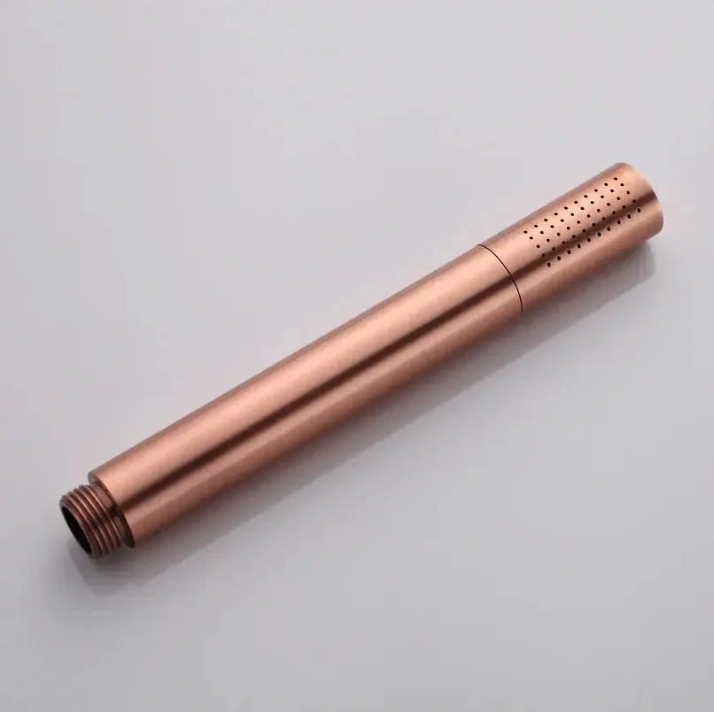 SaniSupreme Badkraan AquaVario® Copper vrijstaand model met handdouche geborsteld koper