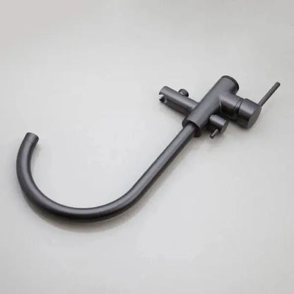 SaniSupreme Badkraan AquaVario® Gunmetal vrijstaand model met handdouche Gunmetal