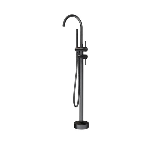 SaniSupreme Badkraan AquaVario® Gunmetal vrijstaand model met handdouche Gunmetal