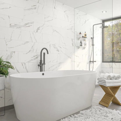 SaniSupreme Badkraan AquaVario® Gunmetal vrijstaand model met handdouche Gunmetal