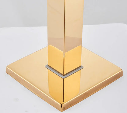 SaniSupreme® Badkraan Luca vrijstaand model met handdouche goud glans