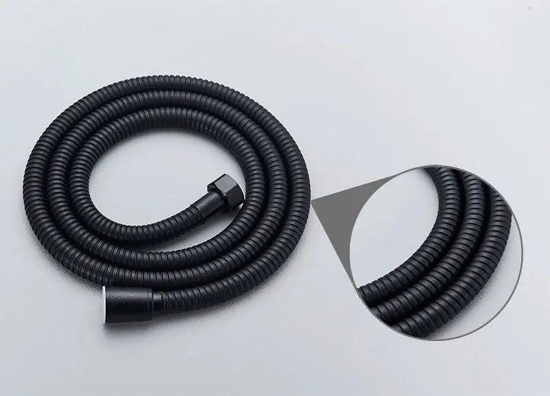 SaniSupreme Badkraan Madrid vrijstaand model met handdouche mat zwart