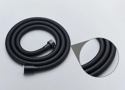 SaniSupreme Badkraan Madrid vrijstaand model met handdouche mat zwart