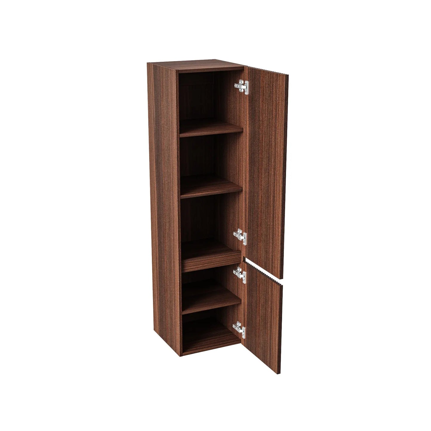 SaniSupreme® Badmeubel Serie HighLine Elite Donker Eik Relief