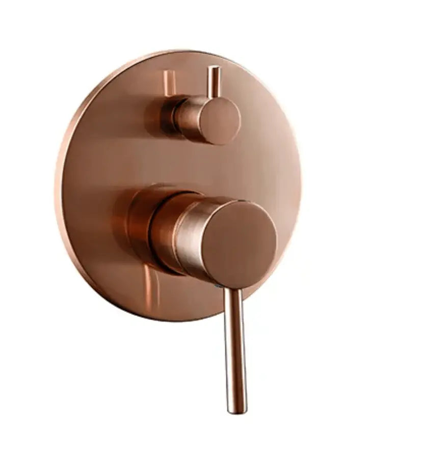 SaniSupreme Badset Doucheset Yosemite Inbouw Badkraan 26cm en Handdouche Koper 2 weg