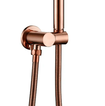 SaniSupreme Badset Doucheset Yosemite Inbouw Badkraan 26cm en Handdouche Koper 2 weg