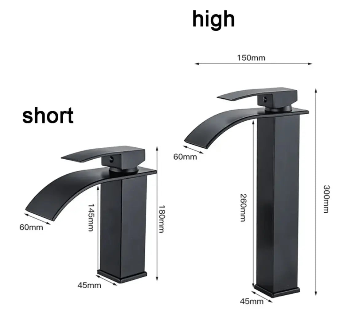 SaniSupreme Bari wastafelkraan opbouw laag model brede uitloop chroom