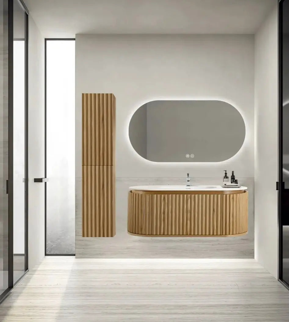 Sanisupreme Begonia Kolomkast Eiken 35X160X35 cm