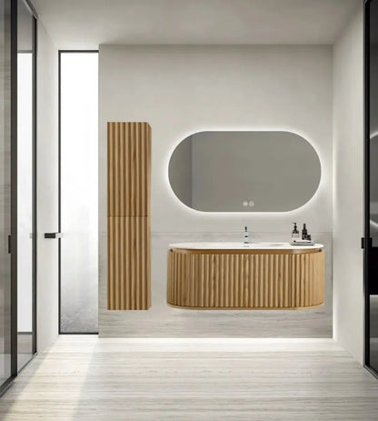 Sanisupreme Begonia Kolomkast Eiken 35X160X35 cm