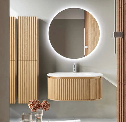 Sanisupreme Begonia Kolomkast Eiken 35X160X35 cm