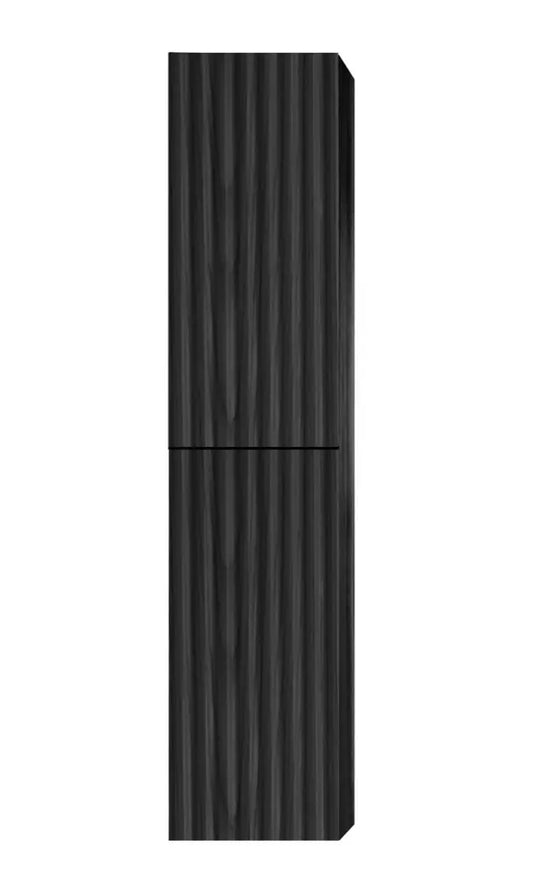 Sanisupreme Begonia Kolomkast Zwart Eiken 35X160X35 cm